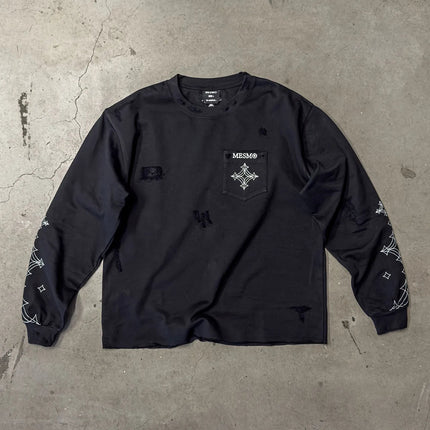 Diamonds T-shirt Long Sleeves Custom