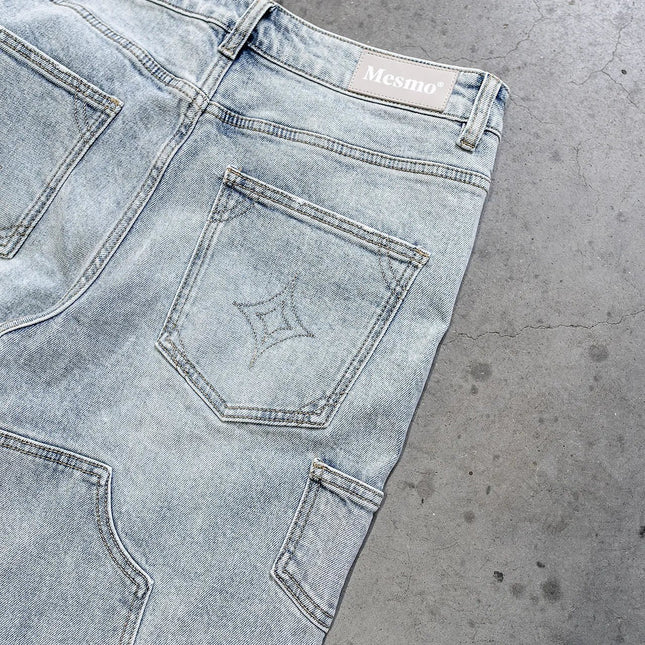 MESMO DENIM SHORTS VINTAGE BLUE