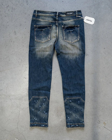 MESMO JEANS DARK GREEN CUSTOM