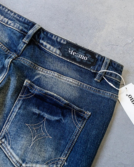 MESMO JEANS DARK GREEN CUSTOM