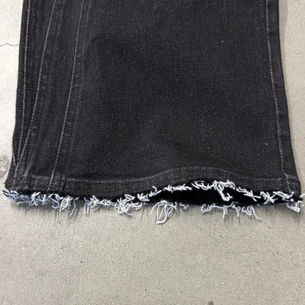 Vintage Distressed Black Jeans