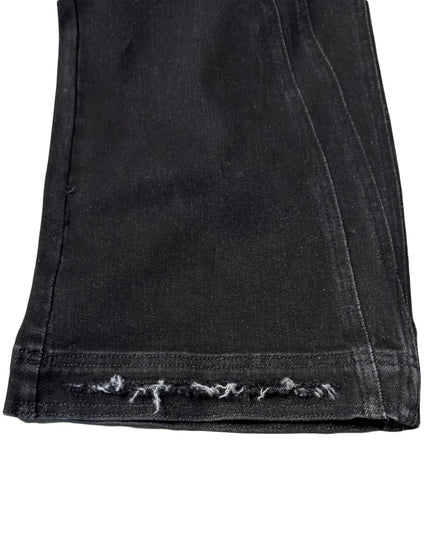Vintage Distressed Black Jeans