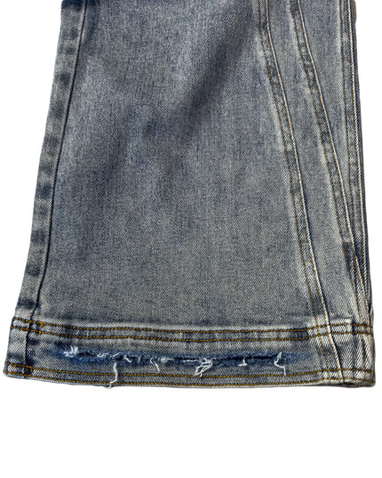 Vintage Distressed Blue Jeans